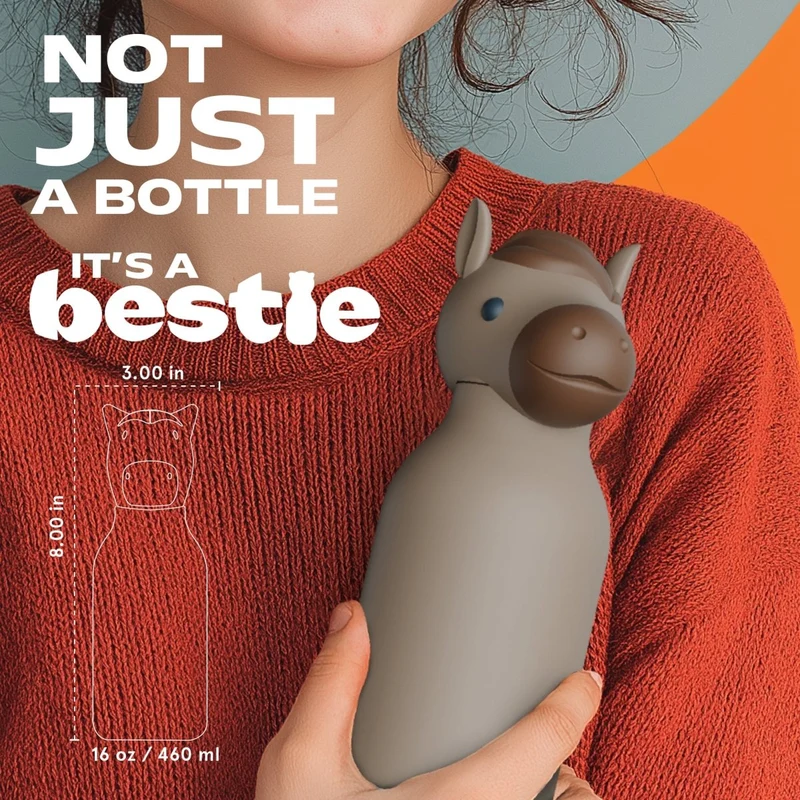 Isolierflasche Bestie Pferd
