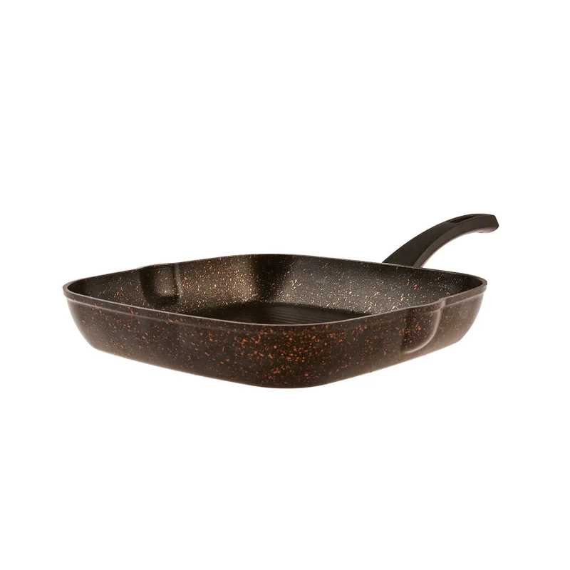 Karaca Biogranit Blackgold Wok- und Grillpfannen-Set