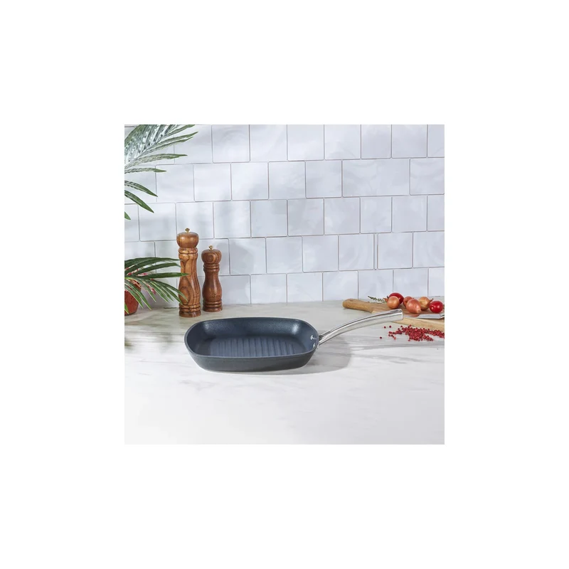 Karaca Bio Diamond Pr-Induktionsboden 28 cm 2,3 Lt Grill und Bratpfanne