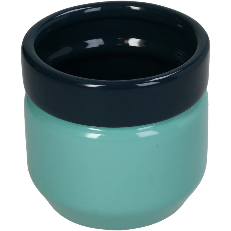 Planter Magic Day Cream Fine Earthenware Blue 10.4x10.4x10cm