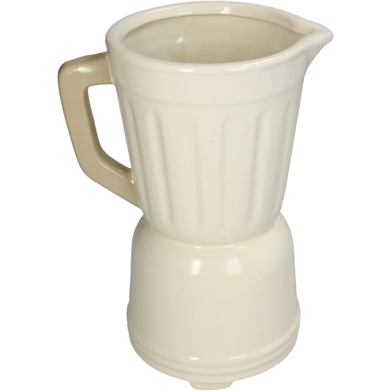 Planter Blender Fine Earthenware Ivory 19x13.8x26cm
