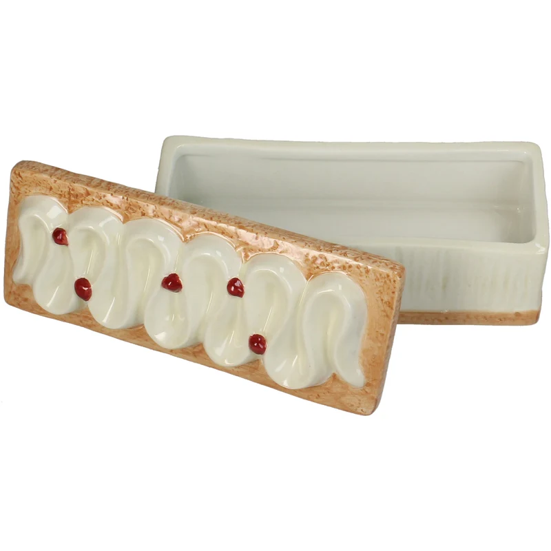 Keepsake Box Cake Dolomite Ivory 18x7.5x7.5cm