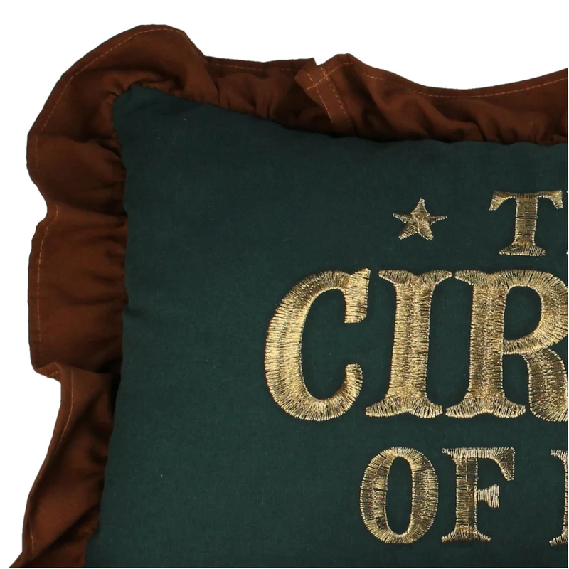 Cushion Circus Cotton Green 30x50cm