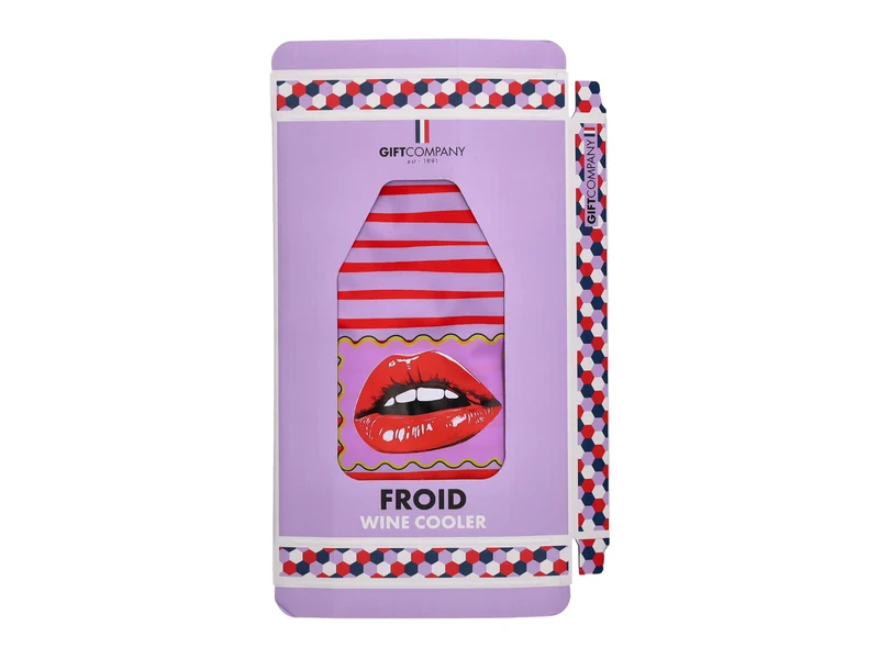 Giftcompany Froid Kühlmanschette Lippen violett/rot 23,5cm