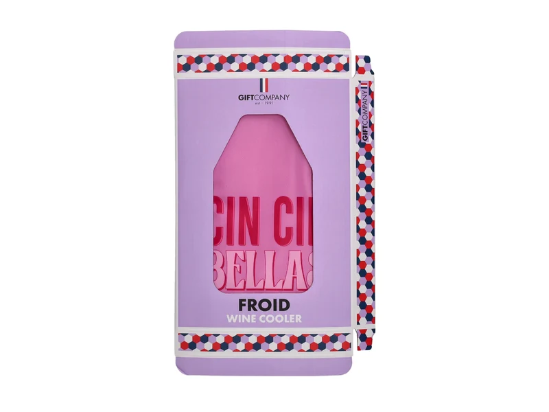 Giftcompany Froid Kühlmanschette Cin Cin Bellas, Salute Ragazzi rosa/türkis 23,5cm