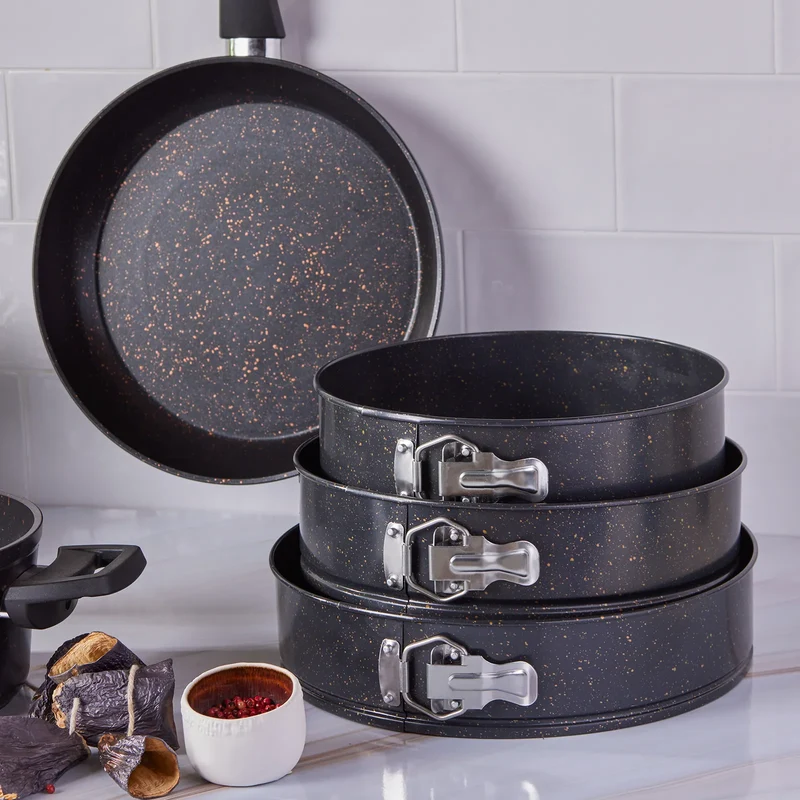 Karaca Biogranit Blackgold 10 Teilige Kochtopfset