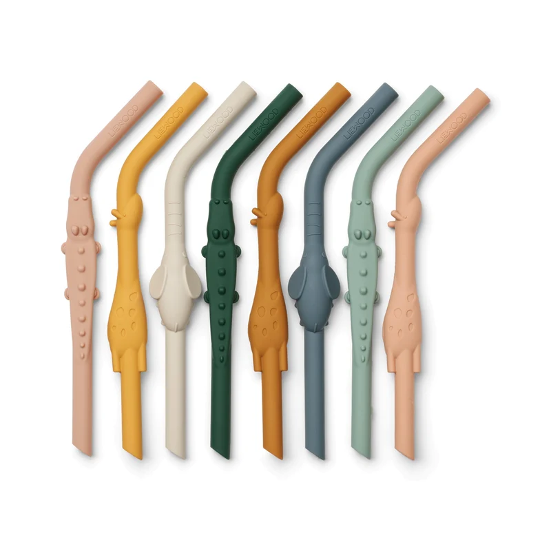 Carlson Strohhalme mit Tiermotive - 8er-Pack- All together