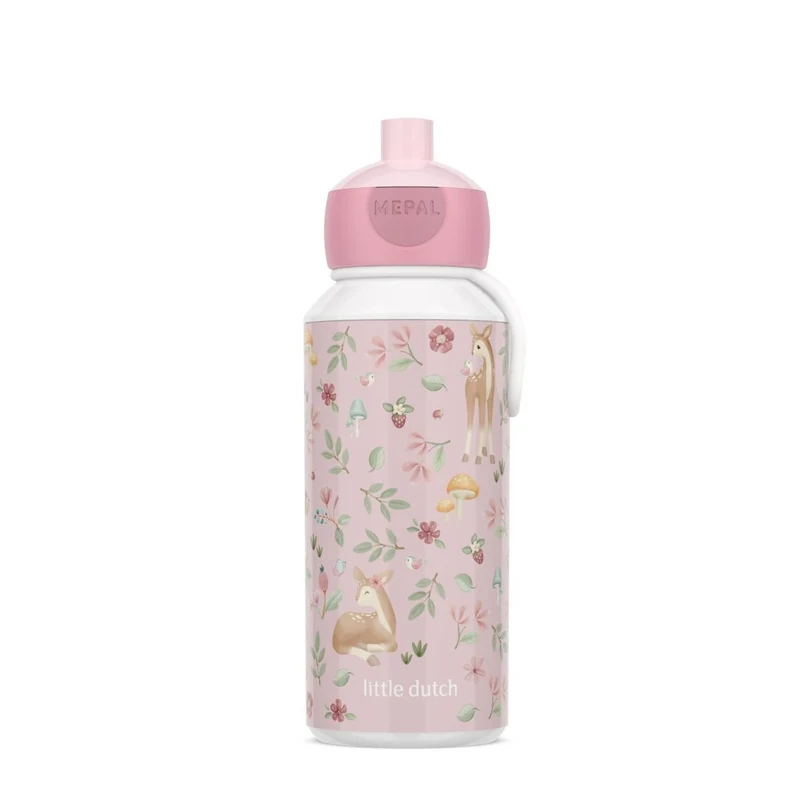 Mepal Trinkflasche Kinder 400ml Pop-Up Fairy Garden Little Dutch