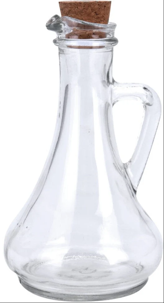 Cookinglife Öl- und Essigflaschen Glas 300 ml - 6er-Set - Transparent