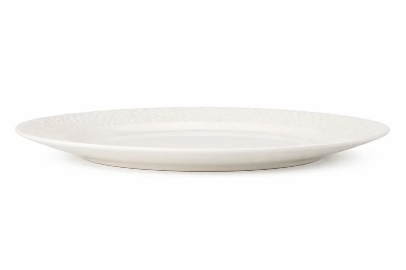 Cookinglife CampVibe Speiseteller – Outdoor – Kunststoff – Unzerbrechlich – Weiß, Ø 28 cm – 4er-Set