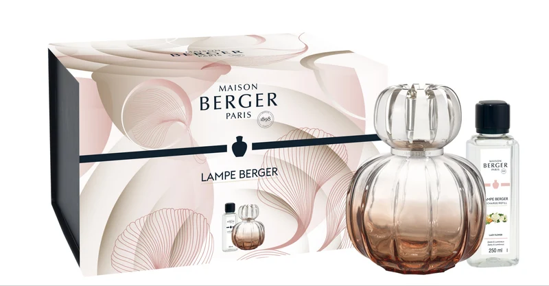 Maison Berger Geschenkset Duftlampe Glas 250 ml - Duftset Corali Rose