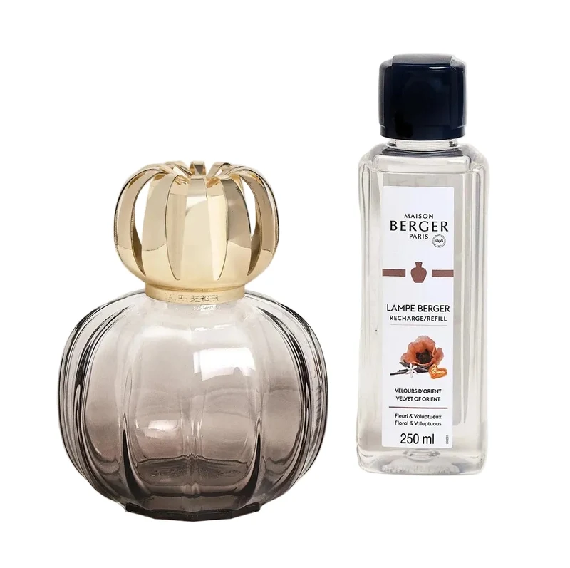 Maison Berger Duftset Glas 250 ml Grau - Duftlampe Geschenkset - Corali