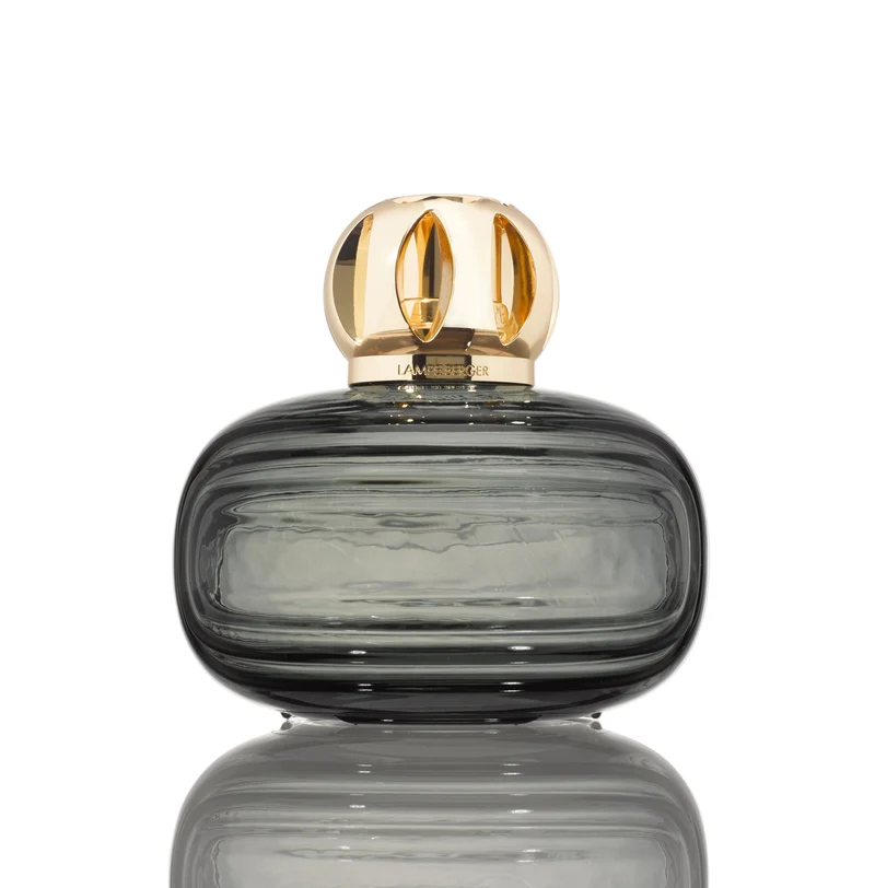 Maison Berger Duftlampe Glas 386ml - Luftreiniger Duftlampe - Enigma Gris Mousse