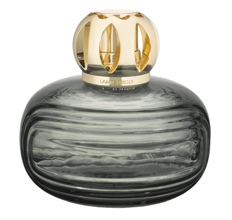 Maison Berger Duftlampe Glas 386ml - Luftreiniger Duftlampe - Enigma Gris Mousse