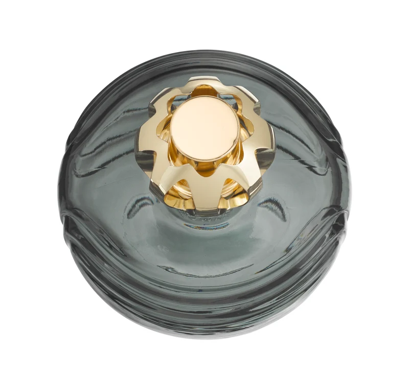 Maison Berger Duftlampe Glas 386ml - Luftreiniger Duftlampe - Enigma Gris Mousse