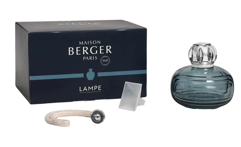 Maison Berger Duftlampe Glas 386 ml Blau - Lampe Berger Raumduft - Enigma