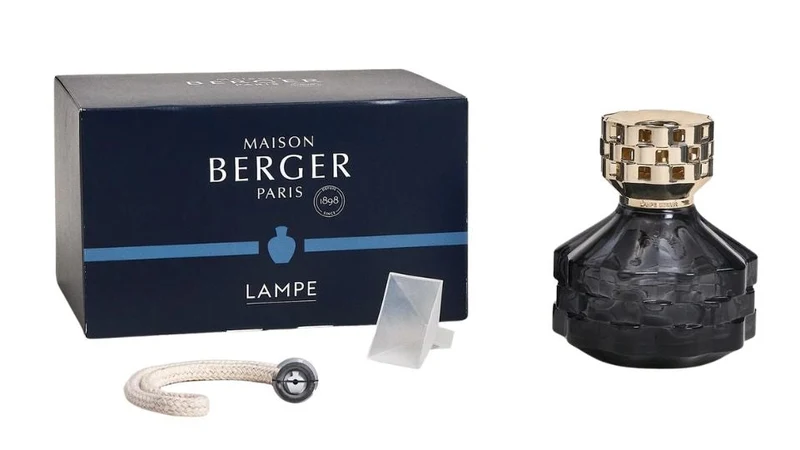 Maison Berger Duftlampe Glas 344 ml Schwarz - Duftbrenner Lampe Berger - Bolero