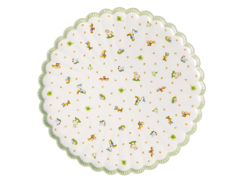 Villeroy & Boch Easter Delight Kuchenplatte auf Fuss 32cm