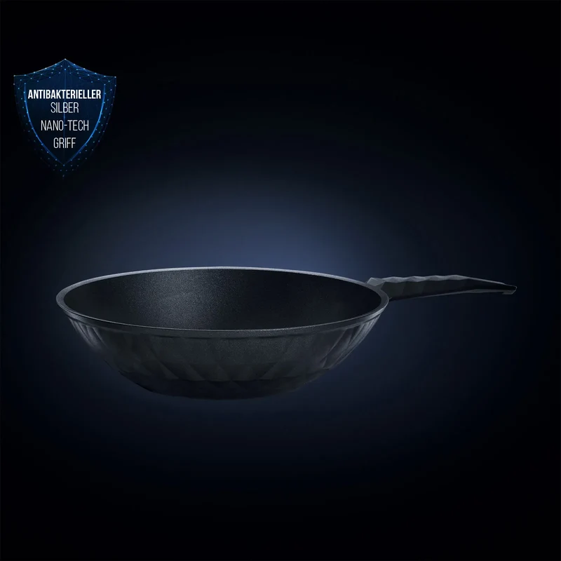 Karaca Bio Diamond Antibacterial Handle Induction Base 28 cm 2.9 lt Wok Pan