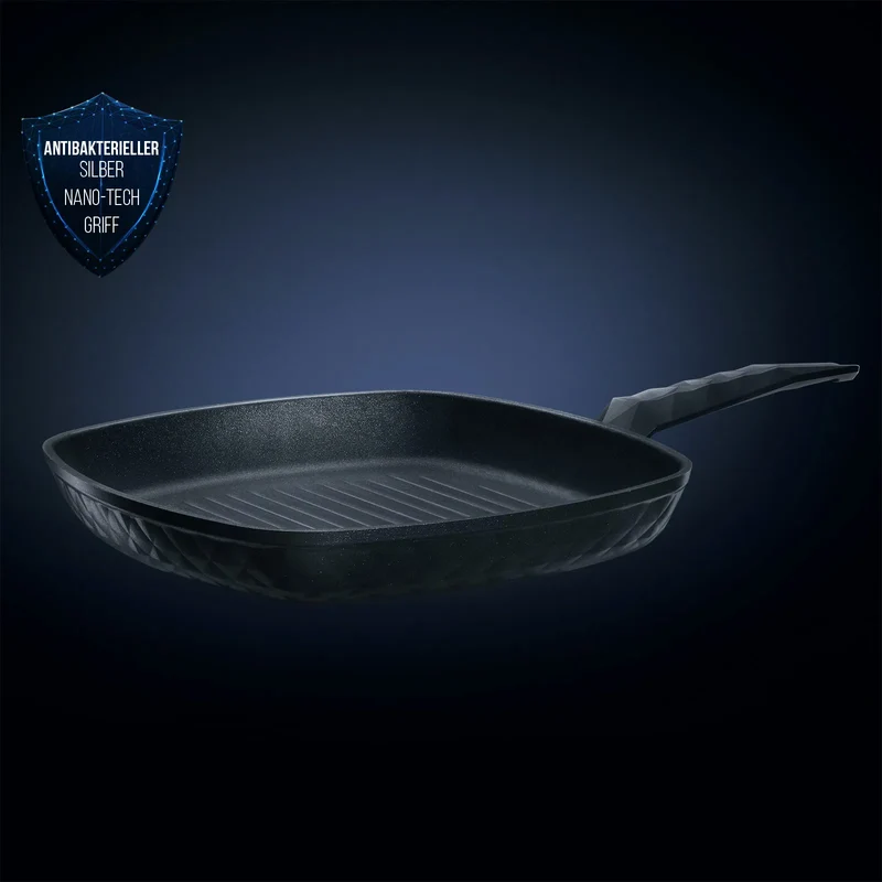 Karaca Bio Diamond Antibakterieller Griff Induktionsboden 28 cm 2,5 Lt Grillpfanne