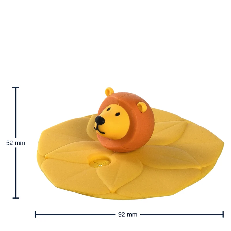 Deckel BAMBINI 9 cm gelb Löwe