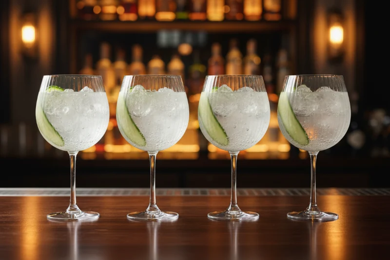 Cookinglife Gin Tonic Glas 620 ml - Set 4 - spülmaschinenfest transparent