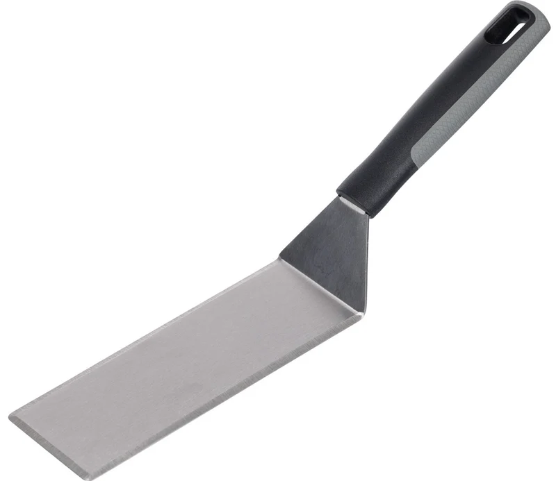 Cookinglife BBQ Spatel Fire & Flavour RVS 35 cm - Grillspatel Schwarz/Grau