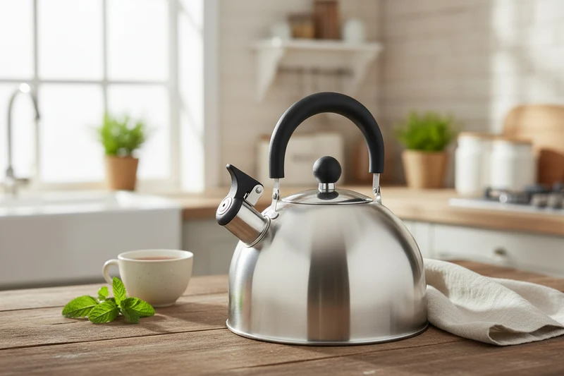 Cookinglife Pfeifender Wasserkocher RVS 2.5 Liter - Wasserkocher für Tee und Kaffee