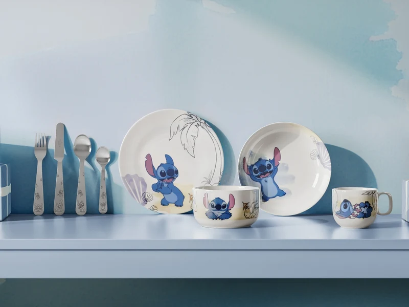 Villeroy & Boch Disney Stitch Kinderbesteck Set 4tlg