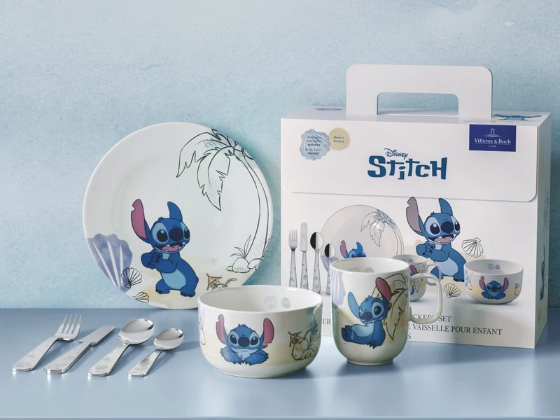 Villeroy & Boch Disney Stitch Kindergeschirr Set 7tlg