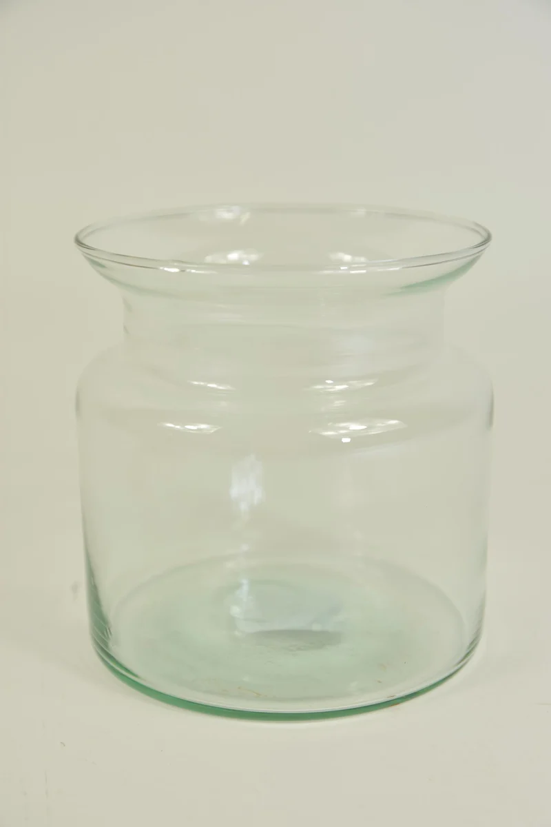 Eco Vase Milchtablett D12 cm H12 cm