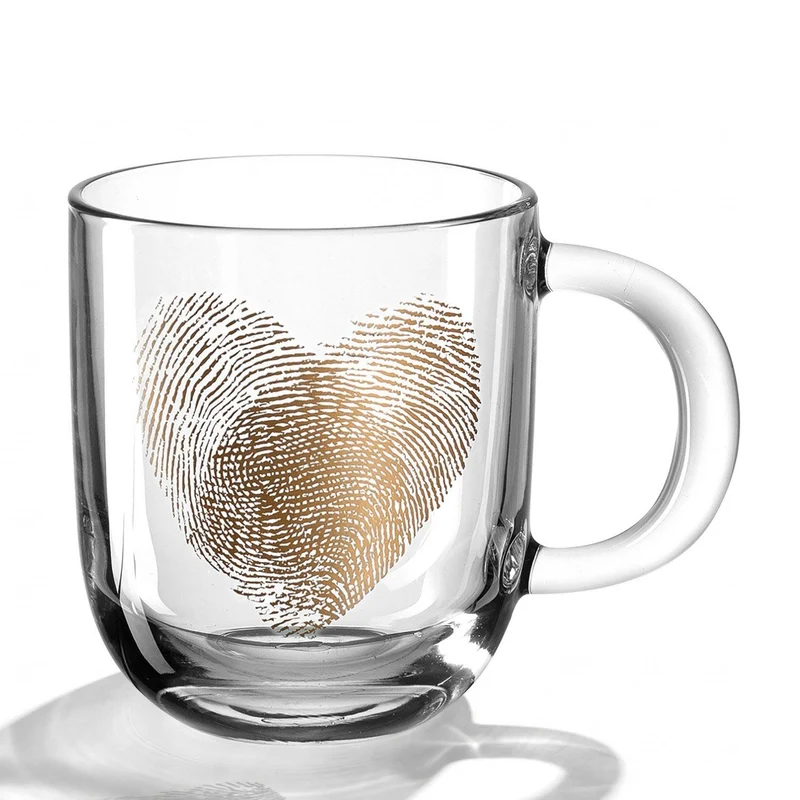 Tasse EMOZIONE 400 ml Fingerabdruck Herz