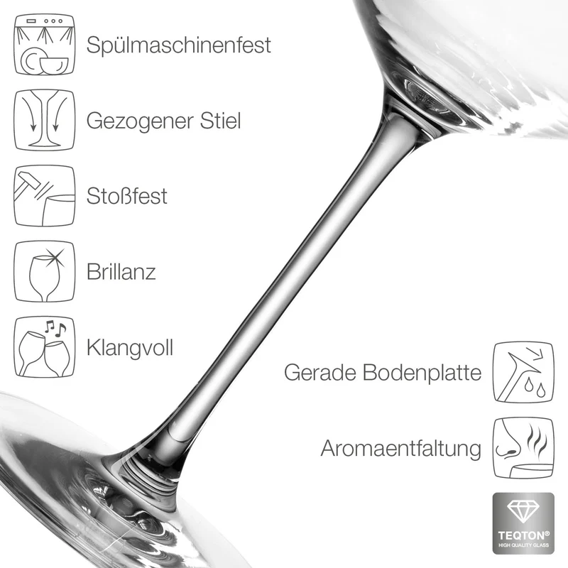 Rotweinglas PUCCINI 750 ml mit persönlicher Gravur