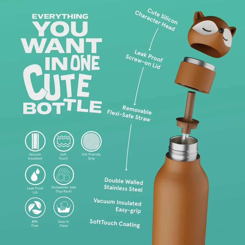 Isolierflasche Bestie Fuchs