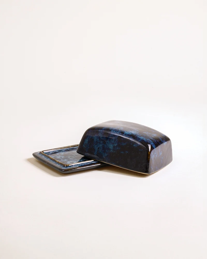 Cordoama Butterdose dunkelblau
