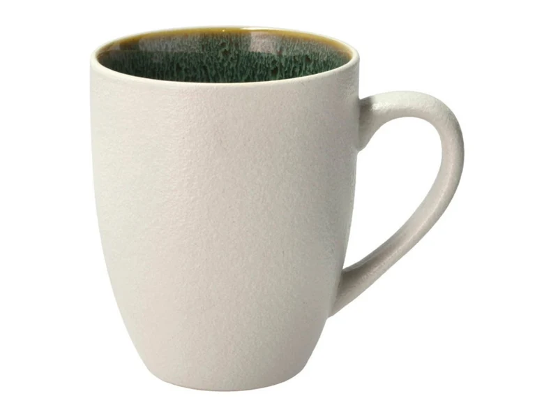 Bitz Gastro Becher mit Henkel weiß/grün 0,3l