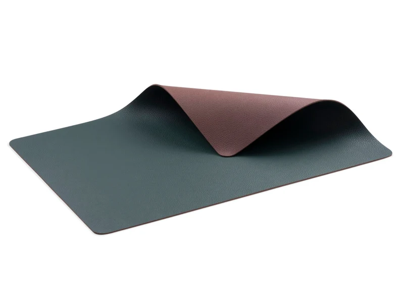 Bitz Tischset tannengrün/dunkelbraun 46x33cm 4er Set