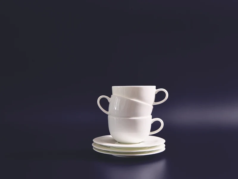 Thomas Sensai White Tellerset 18tlg