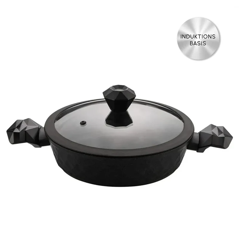 Karaca Bio Diamond Braten Gemüsetopf mit antibakteriellen Griffen und Induktionsboden 26 cm 3.2l