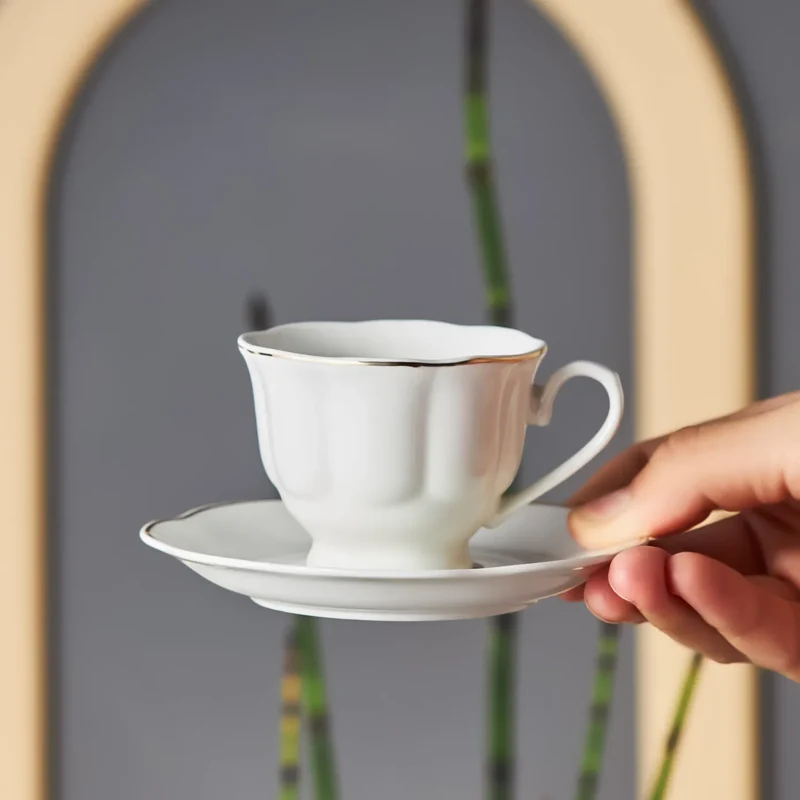 Karaca Bell Kaffeetassen-Set, 6 Personen, 90 ml
