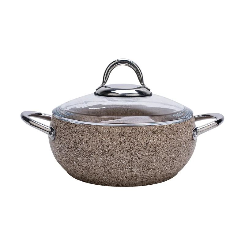 Karaca Avanos Terra Granit Topf-&Pfannen-Set 7 Tlg.Set