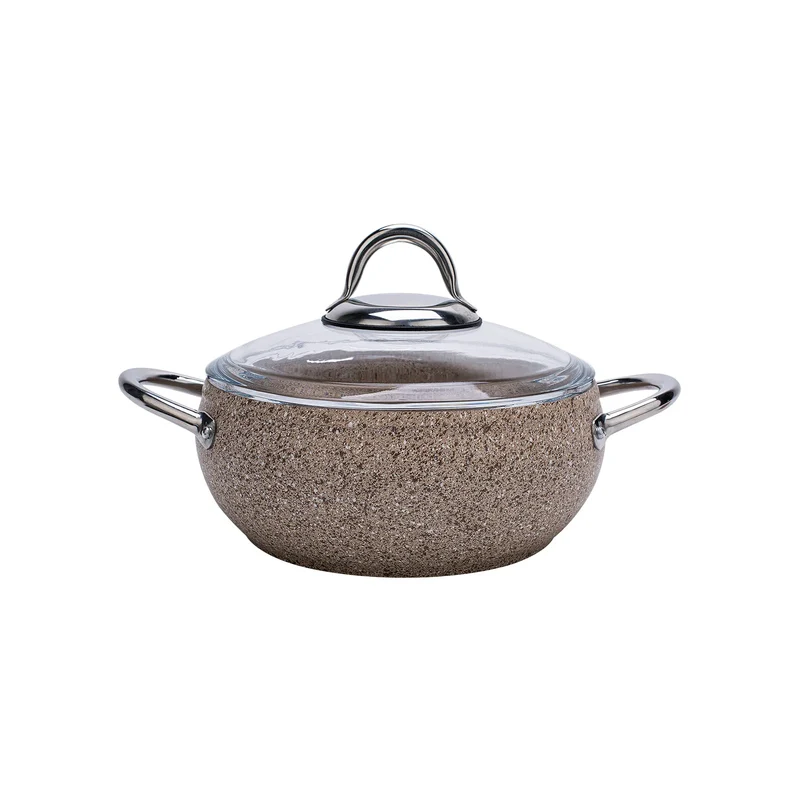 Karaca Avanos Terra Granit Topf-&Pfannen-Set 7 Tlg.Set
