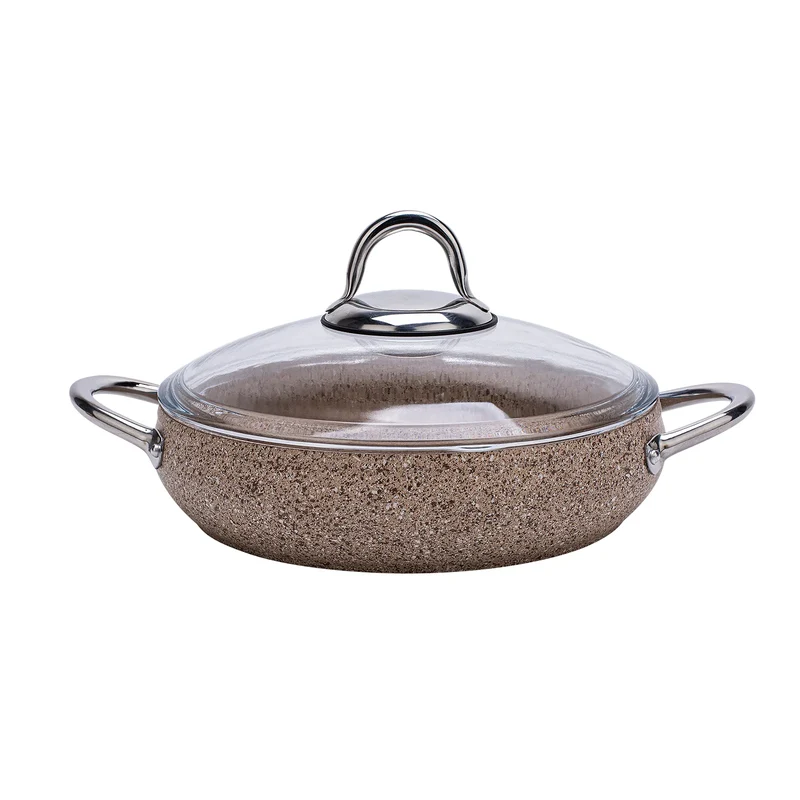 Karaca Avanos Terra Granit Topf-&Pfannen-Set 7 Tlg.Set