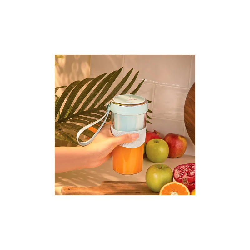 Cookplus Blue Wiederaufladbarer Smoothie Mixer, 400ml, 60W