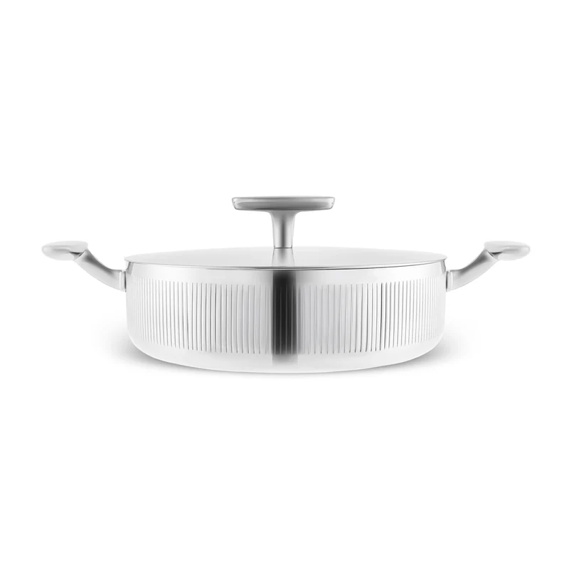 Karaca 3 Ply Rimova Flat Lid 8 Teilig Kochgeschirr Set