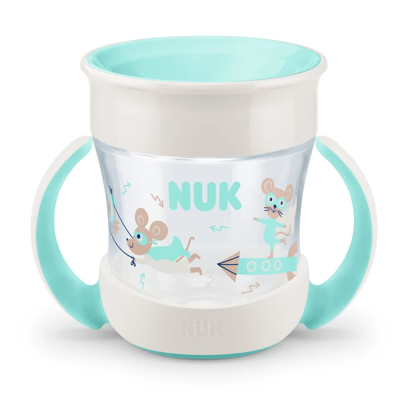 NUK 360° Trinklernbecher mit Henkeln 6m+ Mini Magic Cup