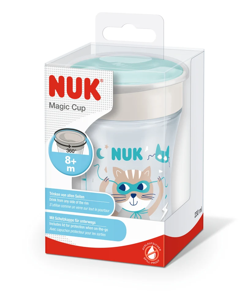 NUK 360° Magic Cup Trinklernbecher 230ml 8m+