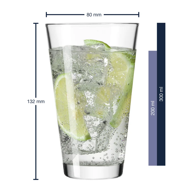 Trinkglas CIAO 300 ml mit persönlicher Gravur