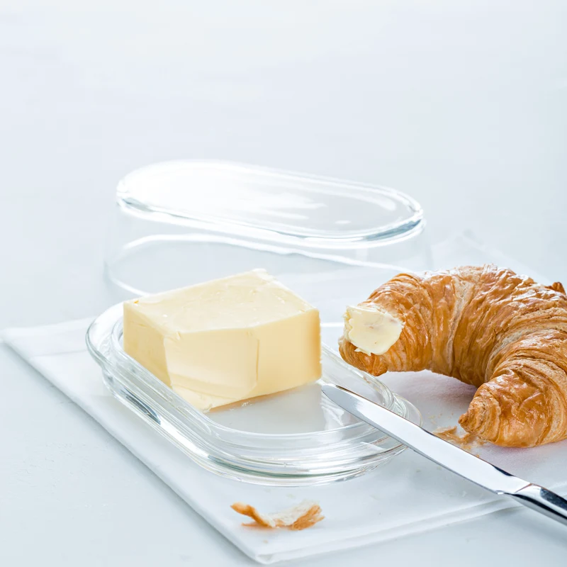 Butterdose CIAO aus Glas