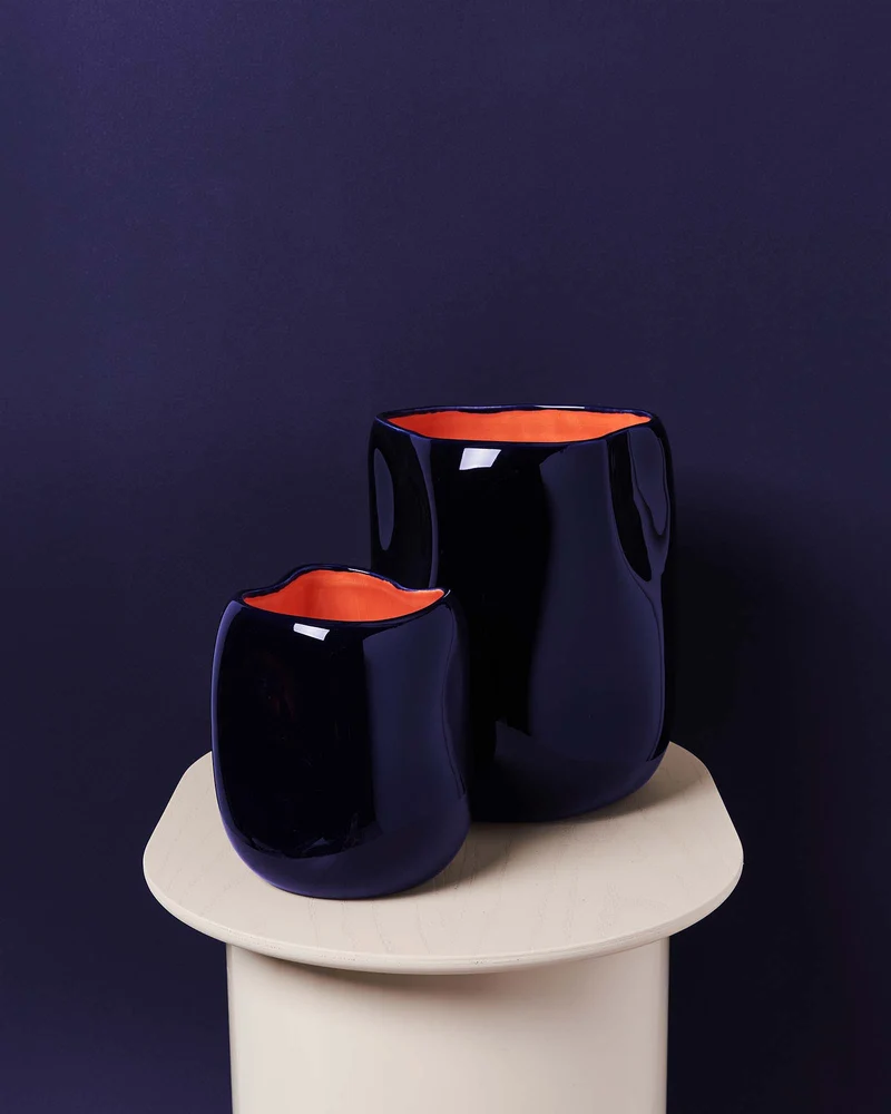 João Vase L blau coral